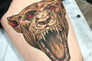 25 Devil Dog Tattoo Ideas That Bring Out Your Wild Side
