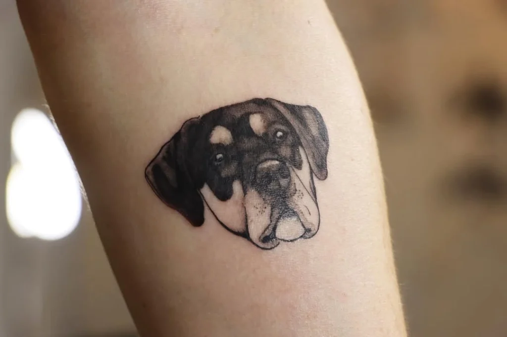 20 Realistic Dog Tattoos 9 Realistic Dog Tattoos 10
