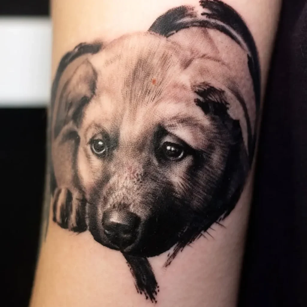 20 Realistic Dog Tattoos 11 Realistic Dog Tattoos 12