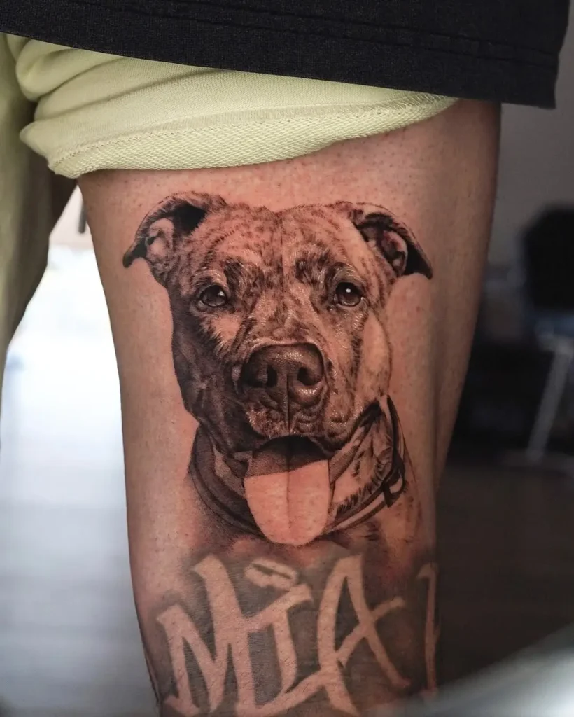 20 Realistic Dog Tattoos 7 Realistic Dog Tattoos 8