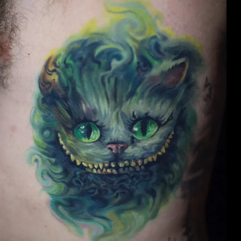 30 Cheshire Cat Tattoo 2 cheshire cat tattoo 1