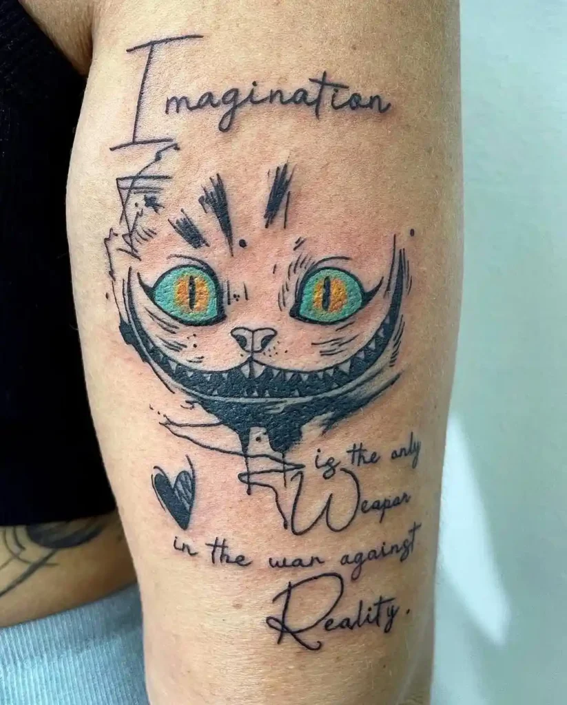 30 Cheshire Cat Tattoo 11 cheshire cat tattoo 10