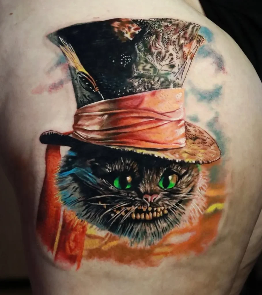 30 Cheshire Cat Tattoo 12 cheshire cat tattoo 11