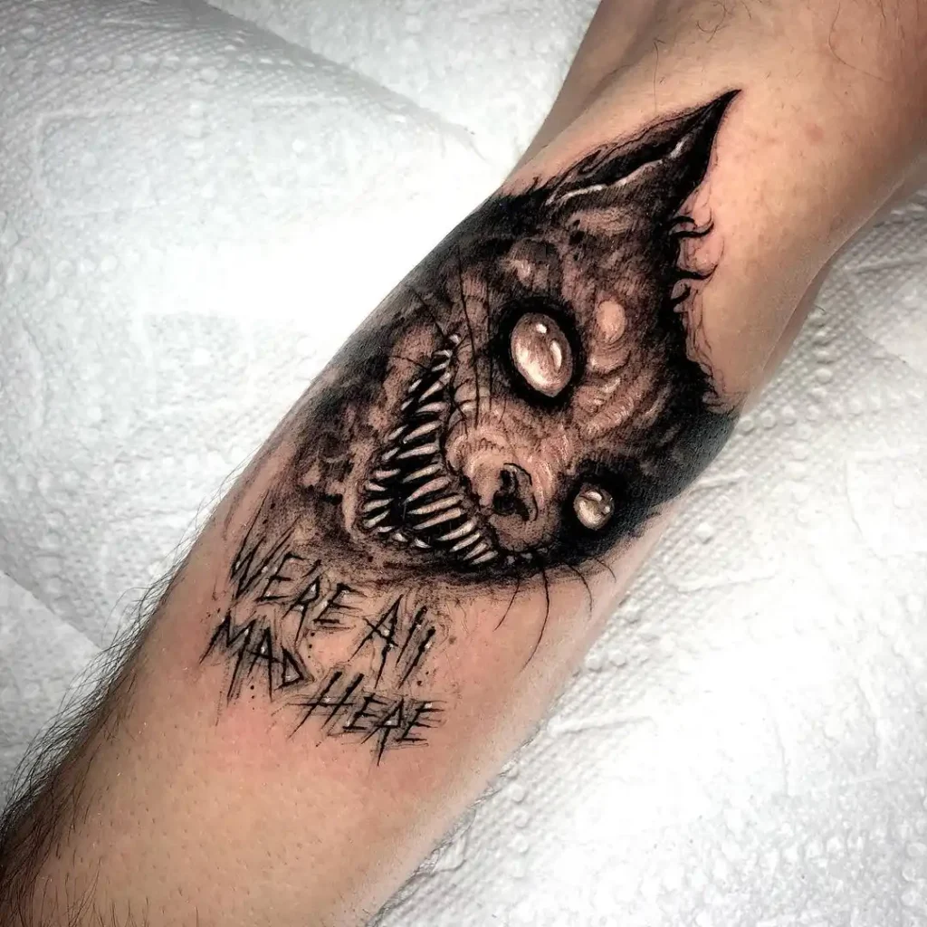 30 Cheshire Cat Tattoo 14 cheshire cat tattoo 13