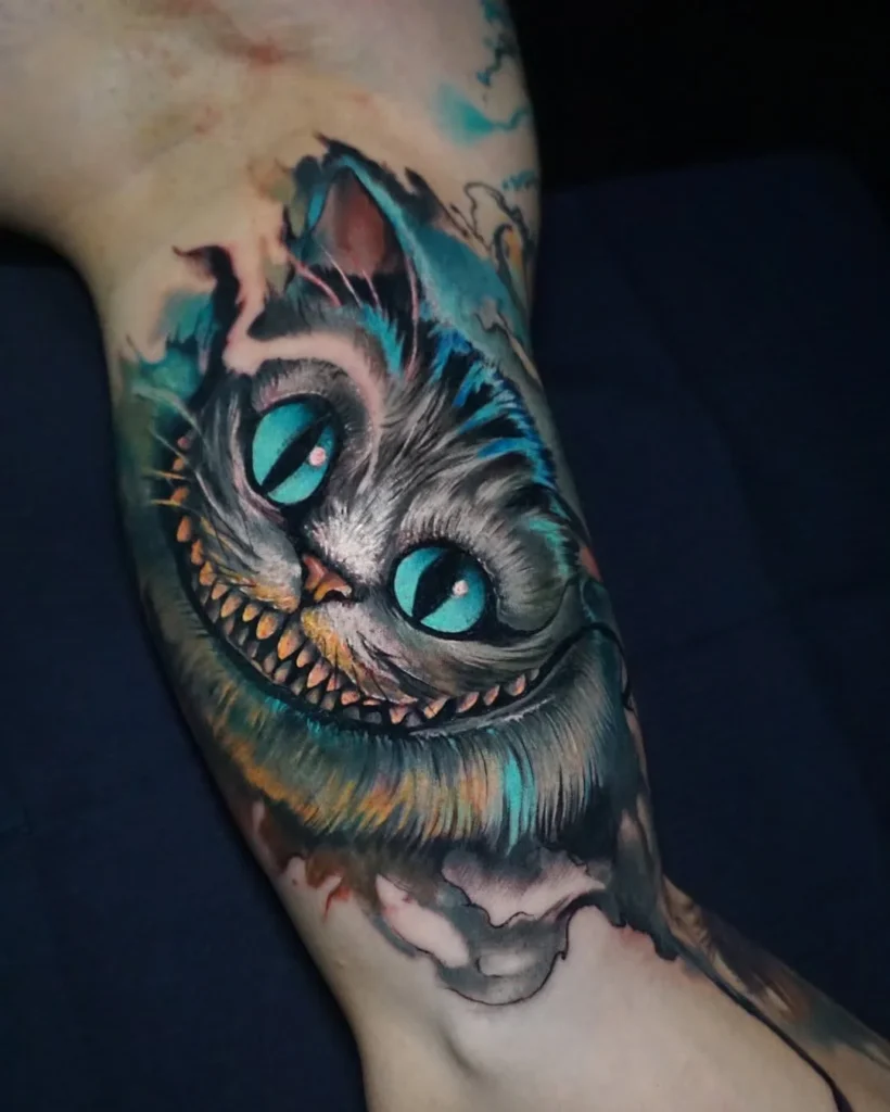 30 Cheshire Cat Tattoo 15 cheshire cat tattoo 14