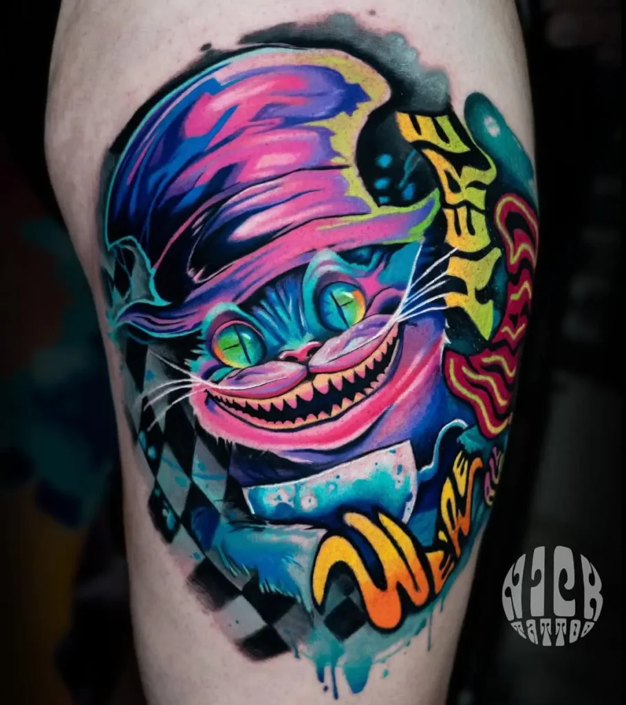 30 Cheshire Cat Tattoo 23 cheshire cat tattoo 22