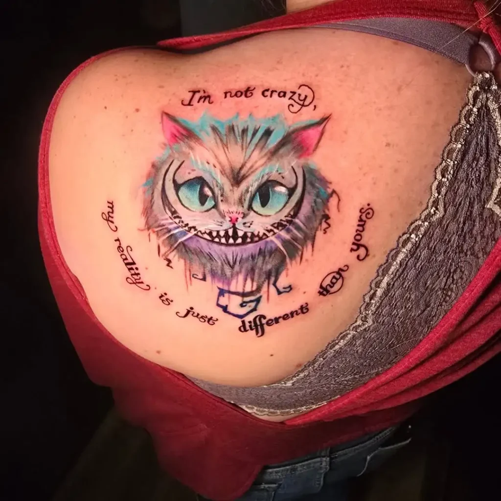30 Cheshire Cat Tattoo 5 cheshire cat tattoo 4