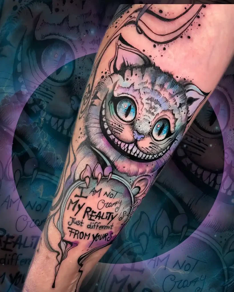 30 Cheshire Cat Tattoo 6 cheshire cat tattoo 5