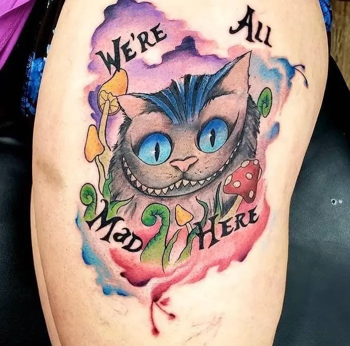 30 Cheshire Cat Tattoo 7 cheshire cat tattoo 6
