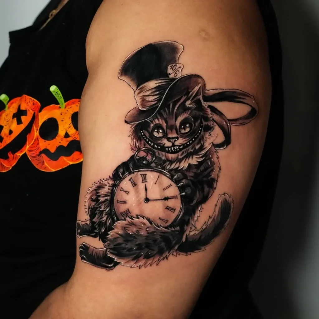 30 Cheshire Cat Tattoo 8 cheshire cat tattoo 7