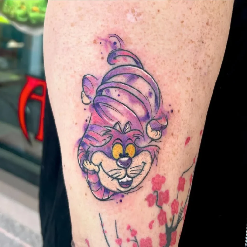 30 Cheshire Cat Tattoo 9 cheshire cat tattoo 8