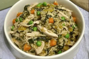 Chicken & Rice Casserole Recipe for Dogs