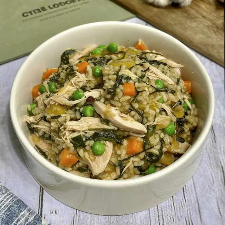 Chicken & Rice Casserole Recipe for Dogs