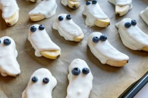 Homemade Banana Ghost Dog Treats