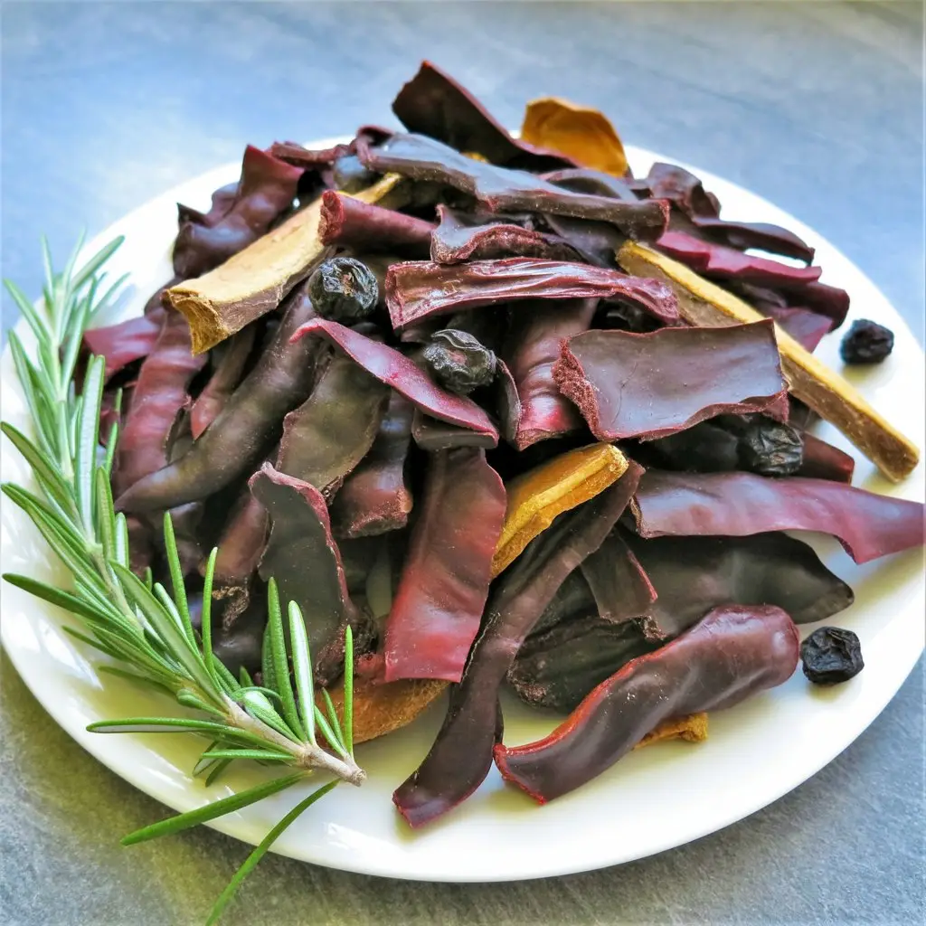 Blueberry Mango Liver Trail Mix Dog Treat Recipe 1 a photograph of a white ceramic plate pi RPNdYIr9RaWI989bvN1DEQ eQvNchjjRPiul6jnAQ2yyA result