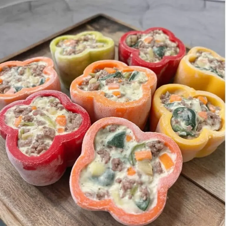 Frozen Stuffed Bell Pepper Dog Treats