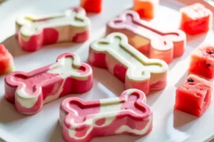 Frozen Watermelon & Yogurt Dog Treats (Easy Summer Pupsicles)