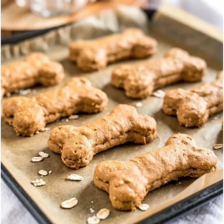 Peanut Butter Banana Dog Biscuits