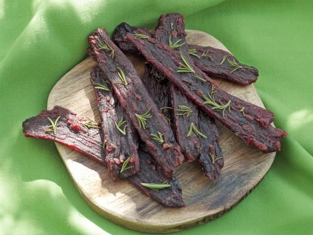 Blackberry Beef Jerky Recipe for Dogs 1 IMAGE01