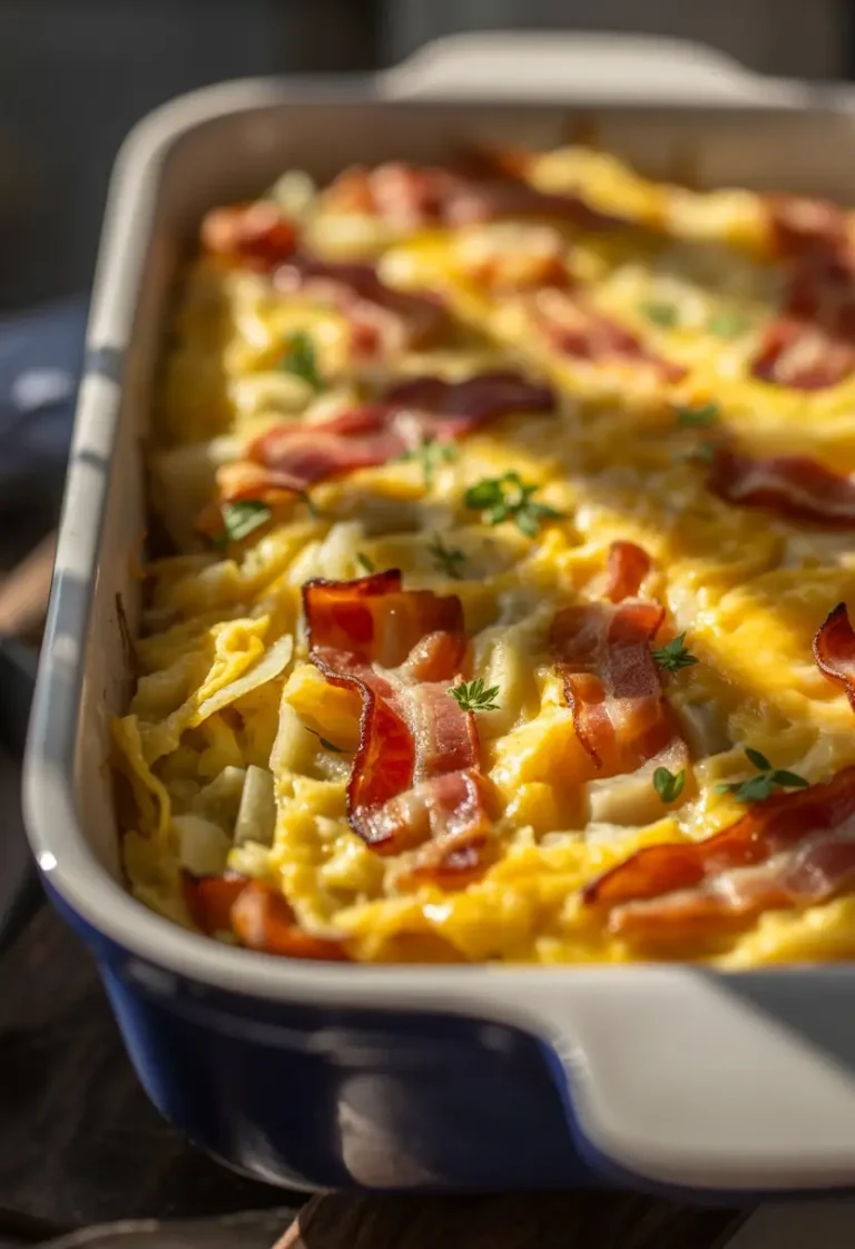 Bacon, Potato, and Egg Breakfast Casserole