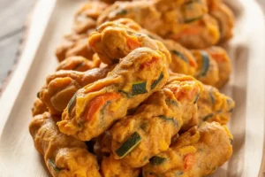 Homemade Sweet Potato & Veggie Dog Treats Recipe