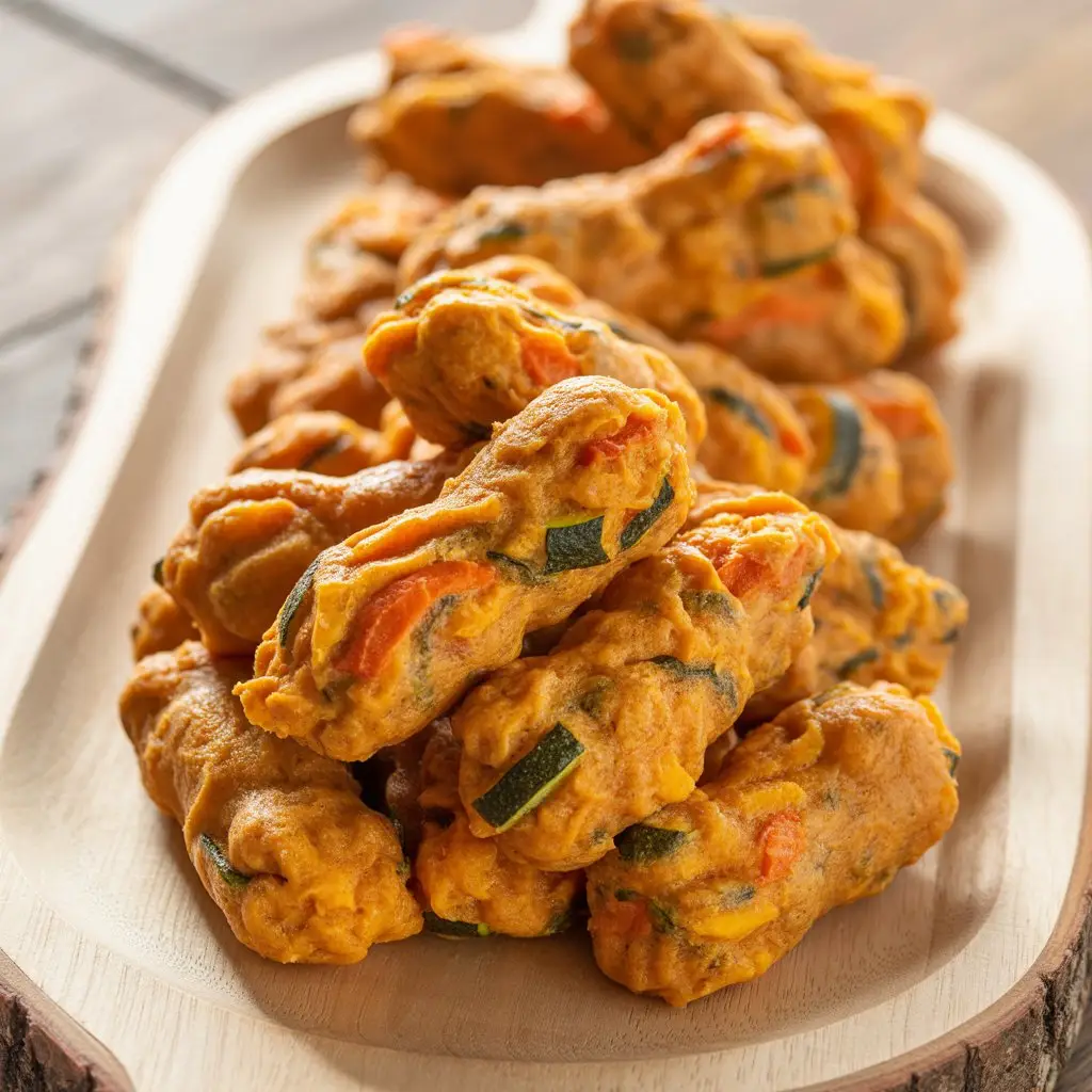 Homemade Sweet Potato & Veggie Dog Treats Recipe 1 a beautifully plated batch of homemade s tEuVf TQ0Of1tzIsCHKpA YicYdUtJRdSfJGhPaJ54ZQ result