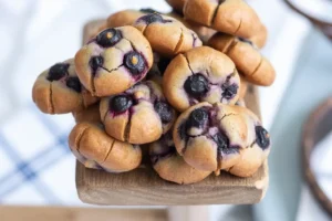 Homemade 3-Ingredient Blueberry Dog Treats