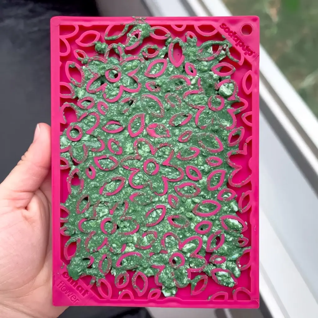 The Spirulina Superfood Topper Your Dog Didn’t Know They Needed 1 a close up high resolution image of a