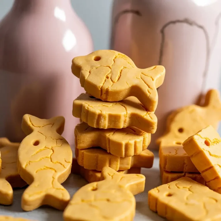 Simple Cheddar Goldfish Dog Treats – Only 2 Ingredients!