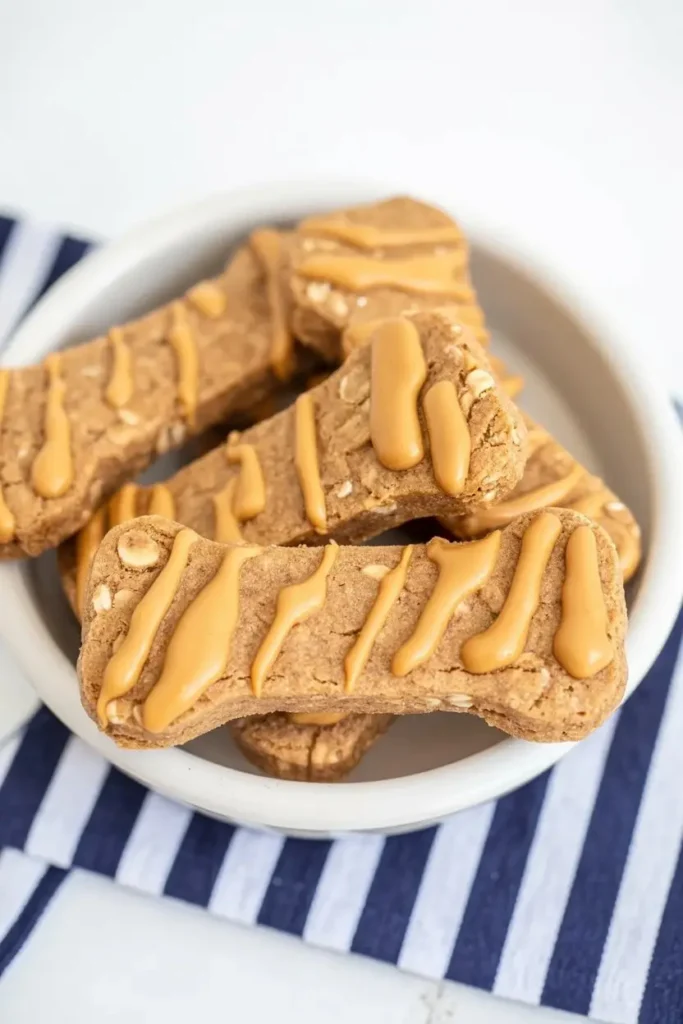 Easy Homemade Peanut Butter & Honey Dog Cookies 1 a close up photo of freshly baked homema OEY9GmUeRGidLOkyw5 beQ CbEe8WfzS3OmL7wypQc6WQ result