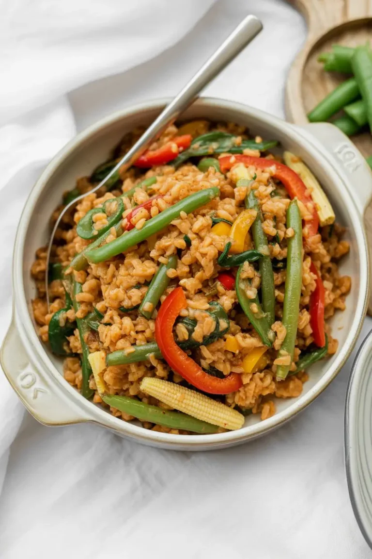 Keto Mixed Veg Cauliflower Rice Stir-Fry