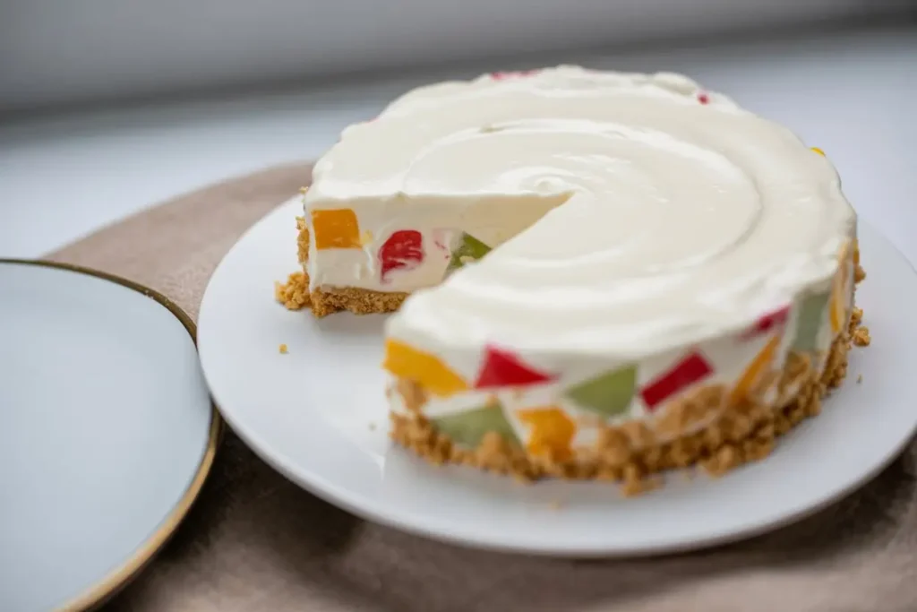 Condensed Milk Fruit Salad Cheesecake 1 recipes 1 2