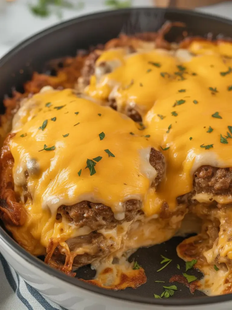Keto Cheeseburger Casserole