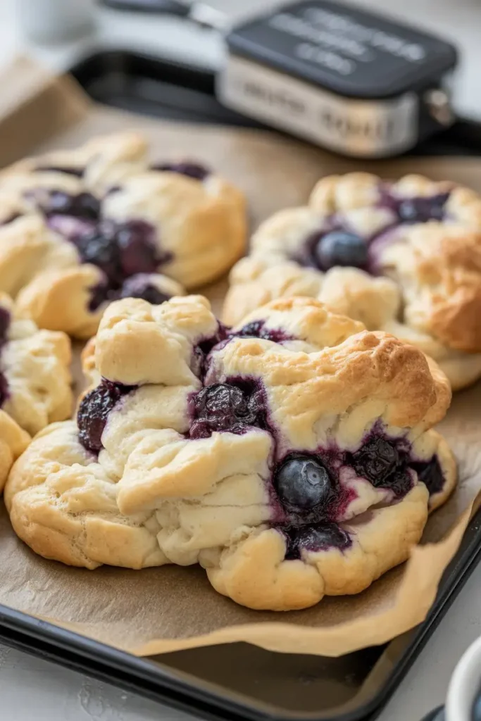 Fluffy Cottage Cheese Blueberry Cloud Bread 1 recipes 3 2
