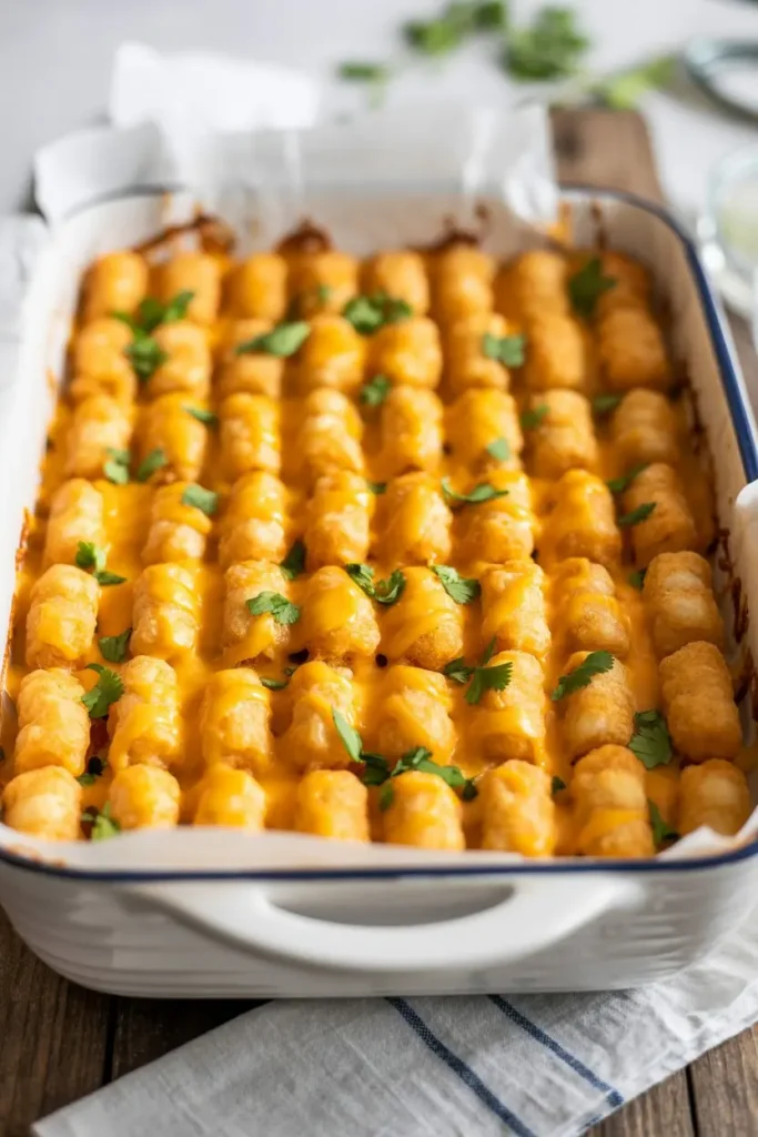Fiesta Chicken Tater Tot Casserole 1 recipes 4 1