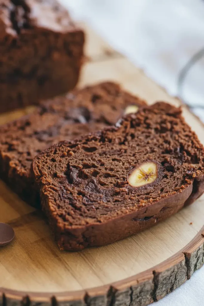 Healthy Eggless Chocolate Banana Bread 1 recipes 5 3