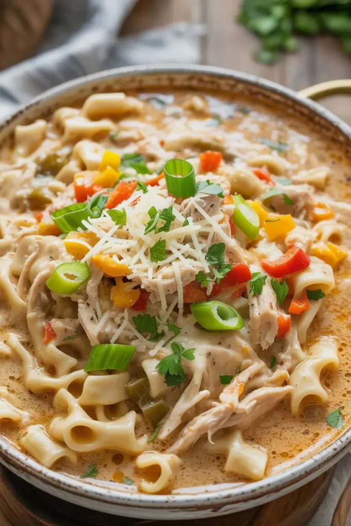 Creamy Parmesan Cajun Chicken Pasta Soup 1 recipes 5