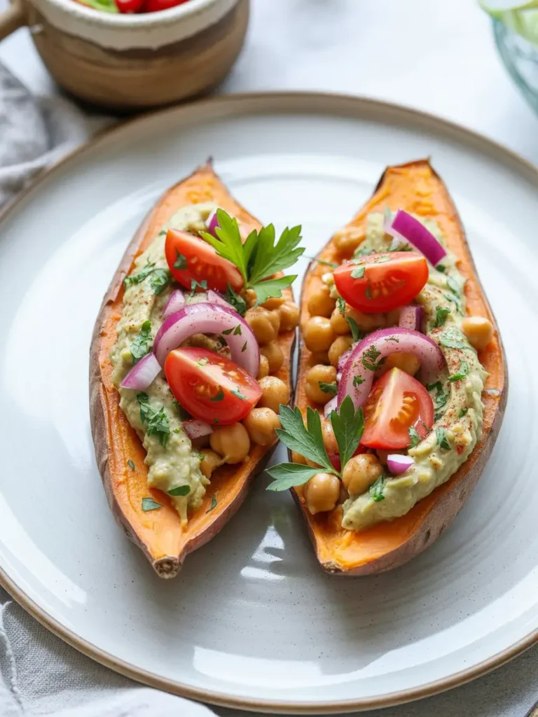 Healthy Mediterranean Baked Sweet Potatoes 1 recipes 6 3