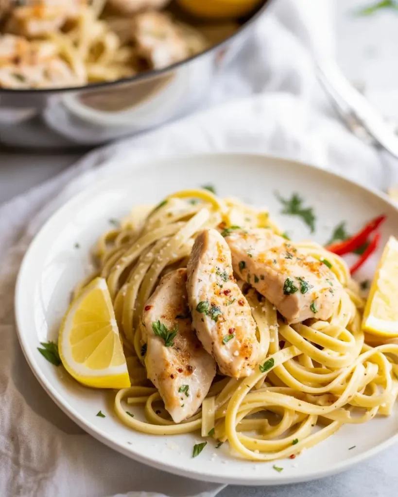 Chicken Scampi Recipe (with Garlic, Lemon and Linguine) 1 recipes 6