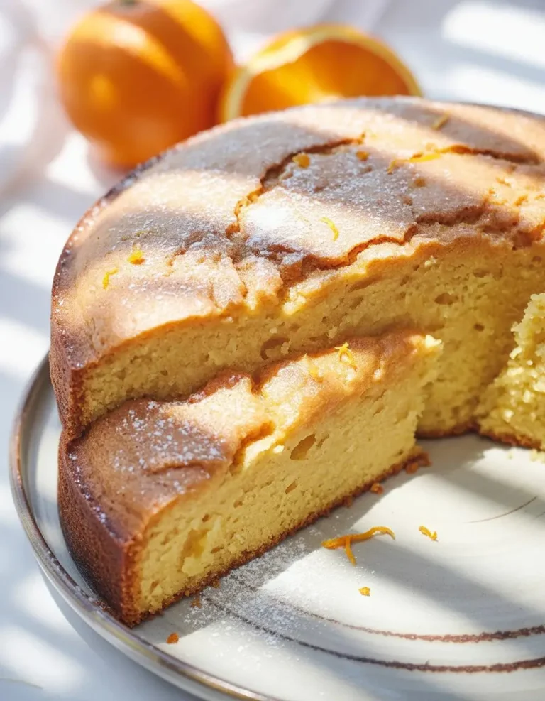 Moist Whole Orange Cake Recipe