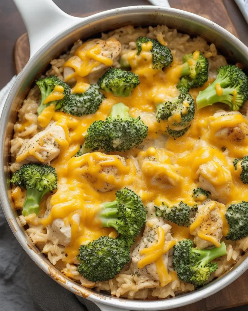 One Pot Cheesy Chicken Broccoli Rice Casserole 1 recipes 8
