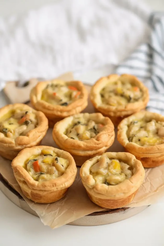 4 Ingredient Mini Chicken Pot Pies 1 recipes 9 3