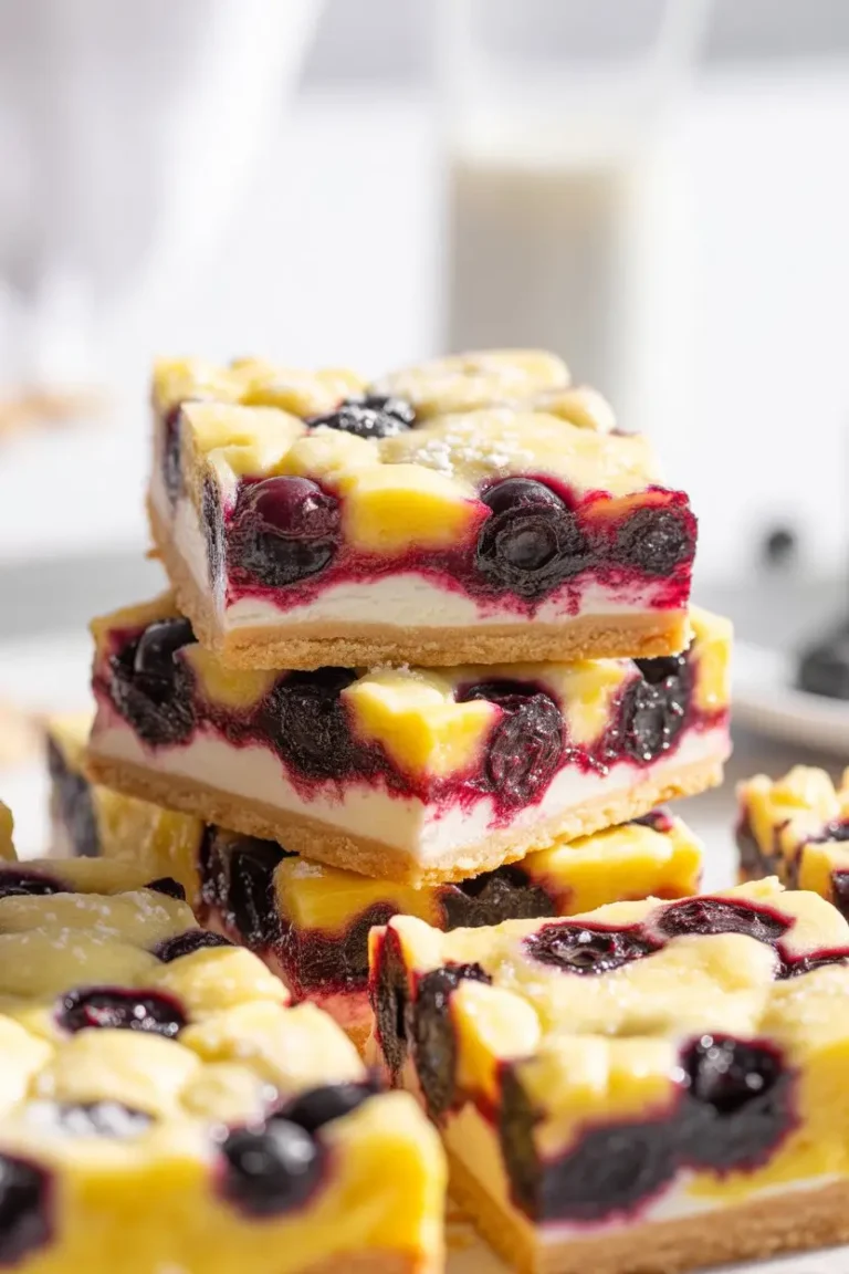 Zesty Lemon Blueberry Bars