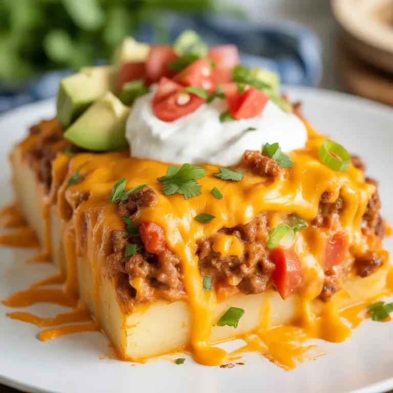 Cheesy Taco Potato Bake