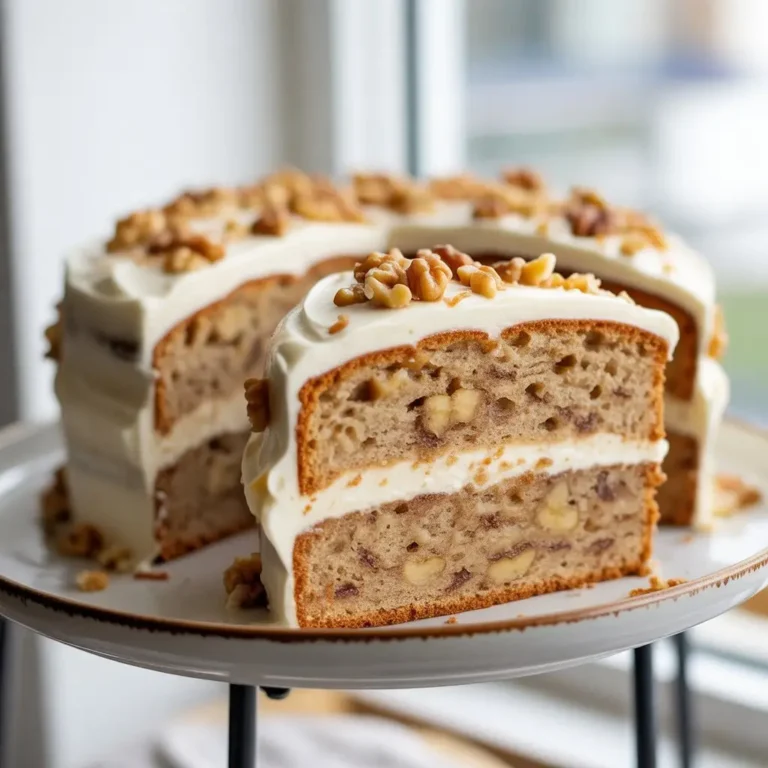 Banana Walnut Dream Cake