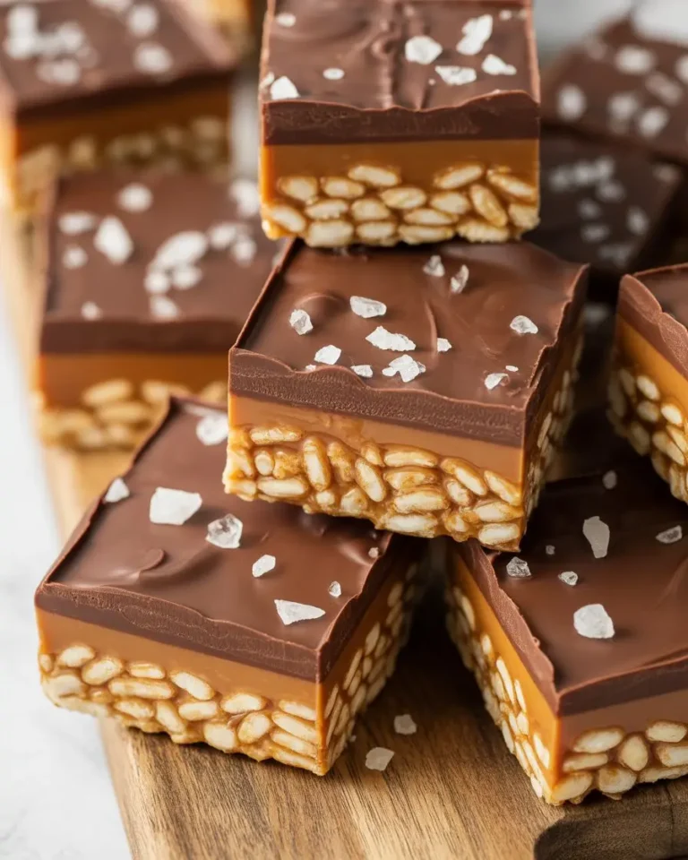 Irresistible Caramel Chocolate Crunch Bars