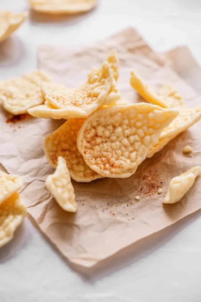 Crispy Cottage Cheese Chips