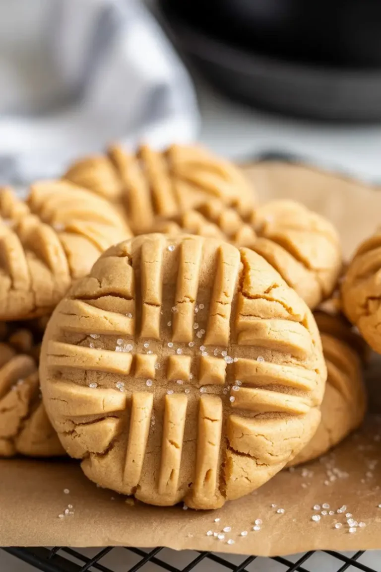 Air Fryer Peanut Butter Cookies
