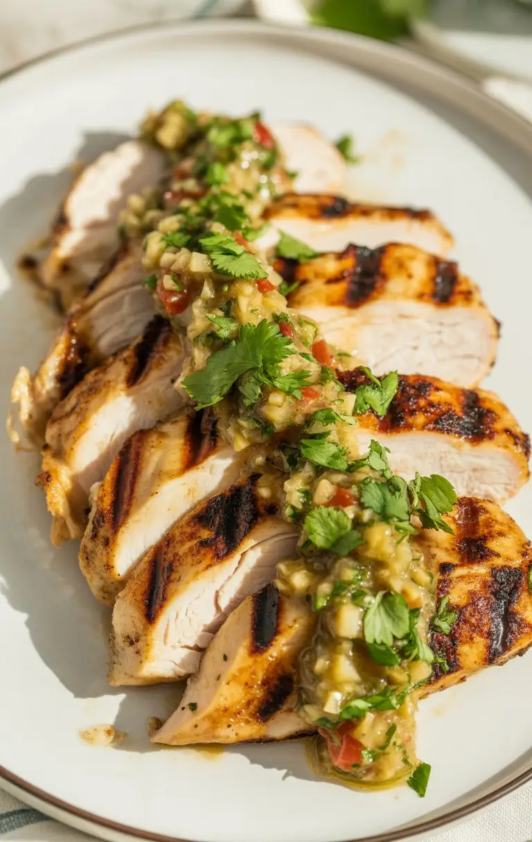 Grilled Salsa Verde Chicken