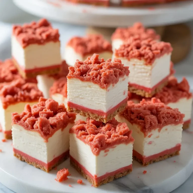 Strawberry Crunch Cheesecake Chunks